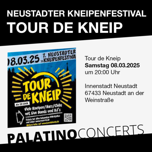 Neustadter Kneipenfestival „Tour de Kneip“ - Sa 08.03.2025