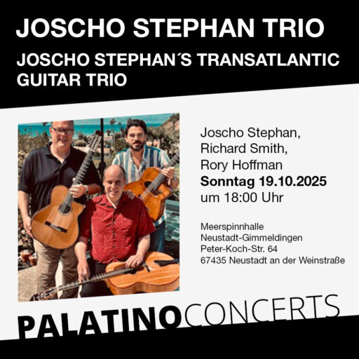 Joscho Stephan Trio – Neustadt – So 19.10.2025