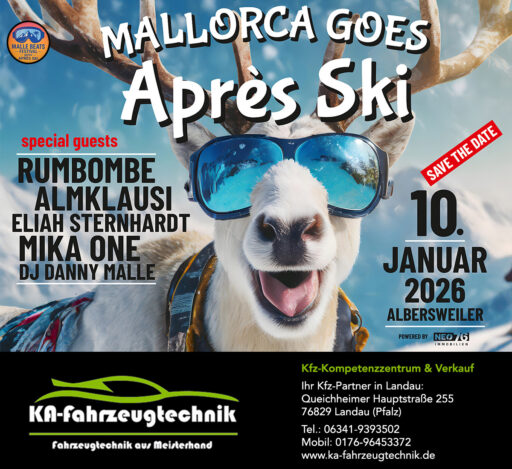 Malle Beats Festival goes Après-Ski – Albersweiler – Sa 10.01.2026