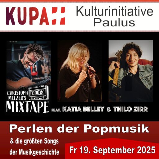 CHRISTOPH MELZER'S MIXTAPE (Trio) – Pauluskirche Pirmasens – Fr 19.09.2025