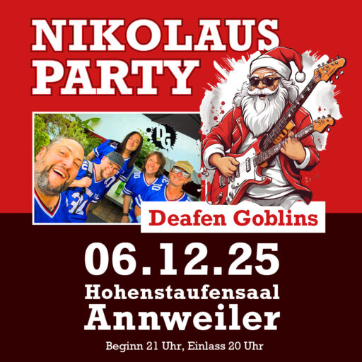 Nikolausparty mit Deafen Goblins – Annweiler – Sa 06.12.2025