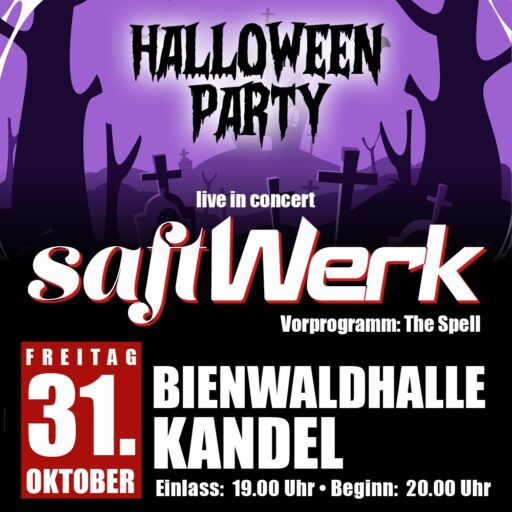 Halloweenparty mit saftWerk – Kandel – Fr 31.10.2025