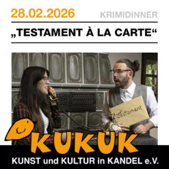 „Testament à la Carte“ – Krimidinner – Kandel – Sa 28.02.2026