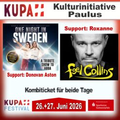 KUPA Open Air Festival – Kombiticket – Fr 26. und Sa 27.06.2026