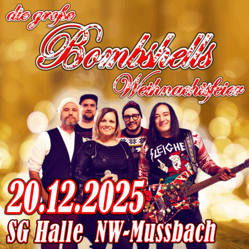 Die große BOMBSHELLS Weihnachtsfeier – Neustadt-Mußbach – Sa 20.12.2025