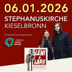 Leni & Lars - Acoustic Rock 'n' Pop – Kieselbronn – Di 06.01.2026