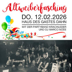 Altweiberfasching – Dahn – Do 12.02.2026