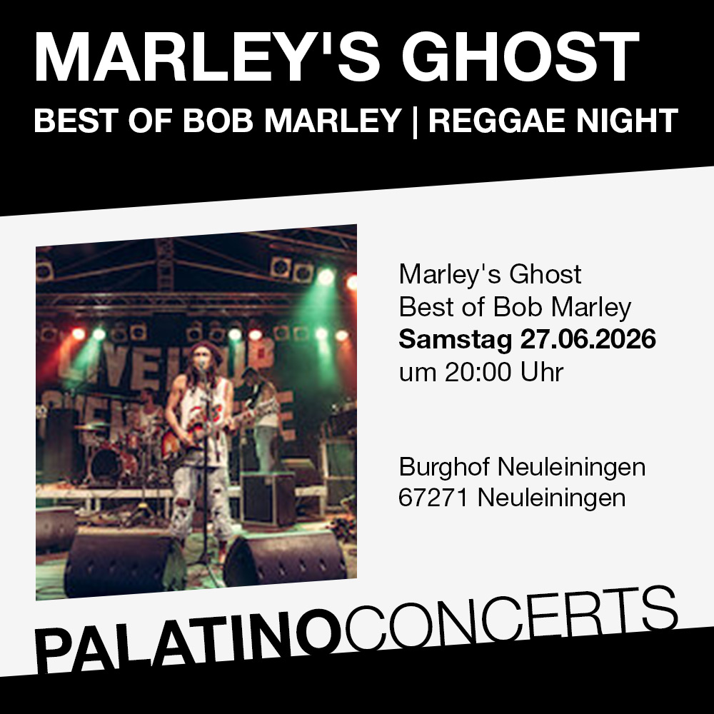 Marley's Ghost - Best of Bob Marley – Burg Neuleiningen – Sa 27.06.2026