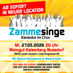 Zammesinge – Landau-Nussdorf – Mi 27.05.2026