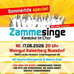 Zammesinge – Landau-Nussdorf – Mi 17.06.2026