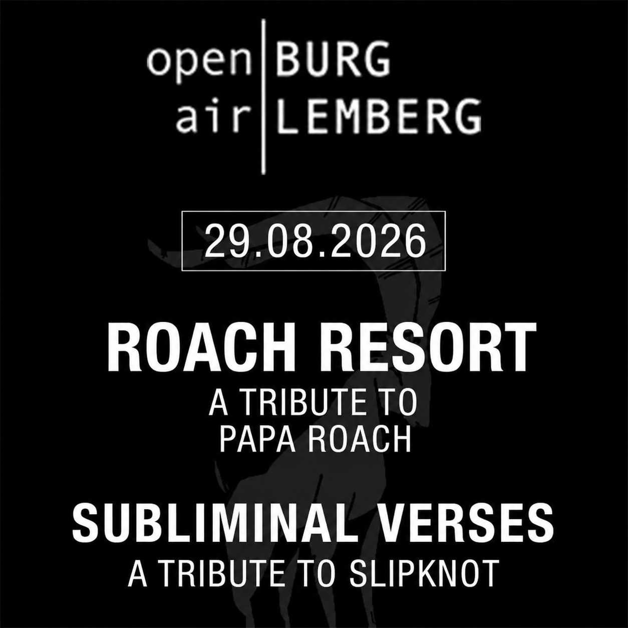 Roach Resort und Subliminal Verses – Burg Lemberg – Sa 29.08.2026