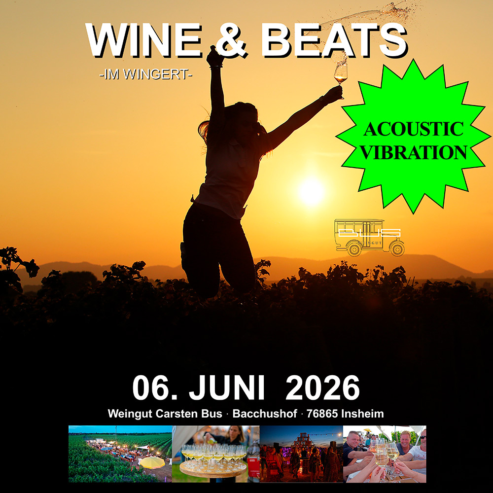 Wein & Beats mit Acoustic Vibration – Insheim – Sa 06.06.2026