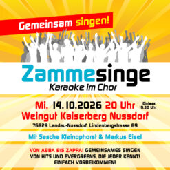 Zammesinge – Landau-Nussdorf – Mi 14.10.2026