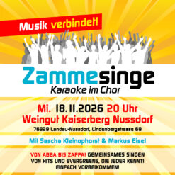 Zammesinge – Landau-Nussdorf – Mi 18.11.2026