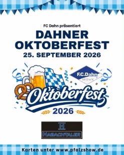 5. Dahner Oktoberfest mit den Habachtalern - Fr 25.09.2026