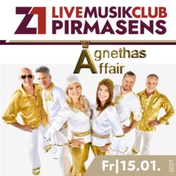 Agnetas Affair – Die große ABBA-Tribute-Show – Z1 Pirmasens – Fr 15.01.2027