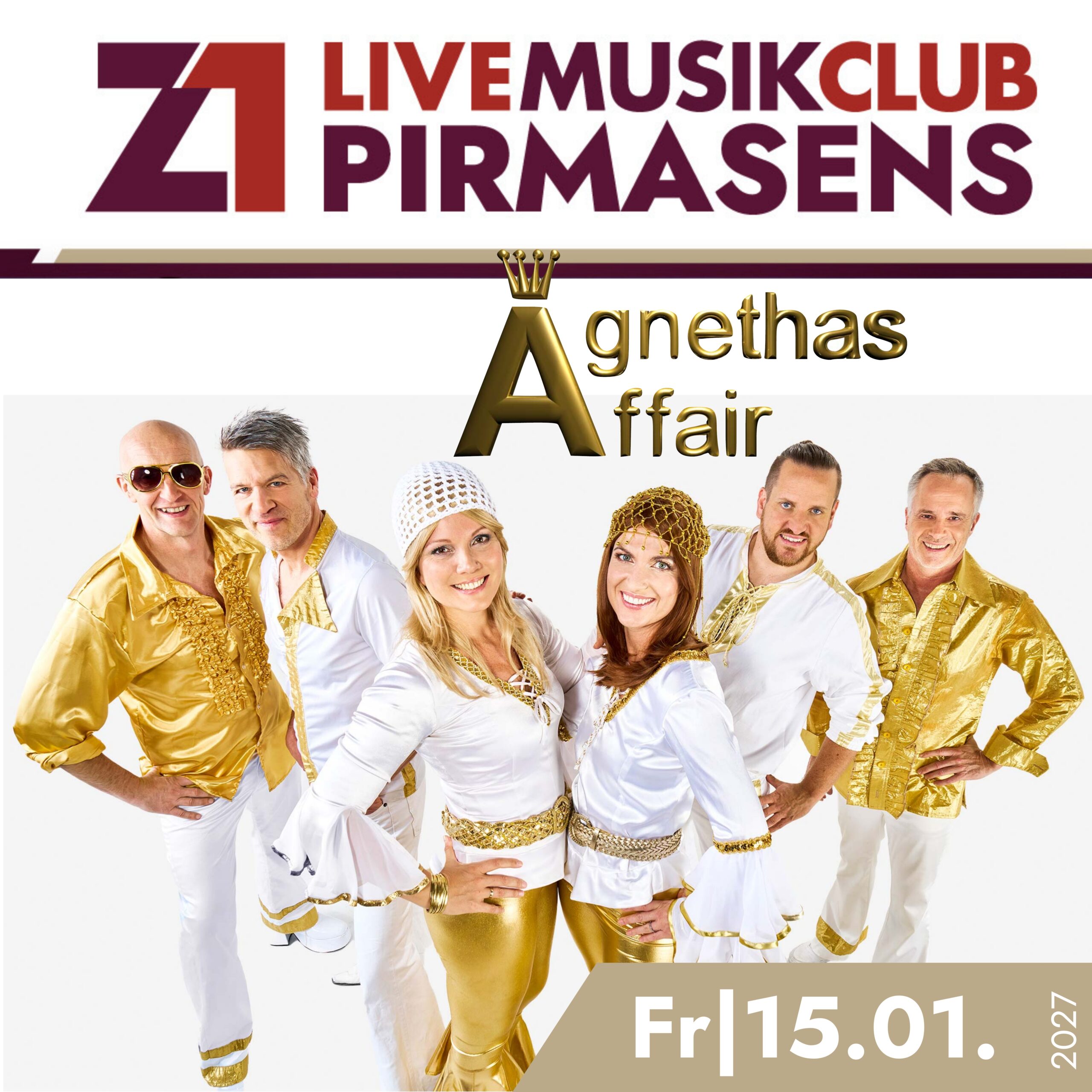 Agnetas Affair – Die große ABBA-Tribute-Show – Z1 Pirmasens – Fr 15.01.2027