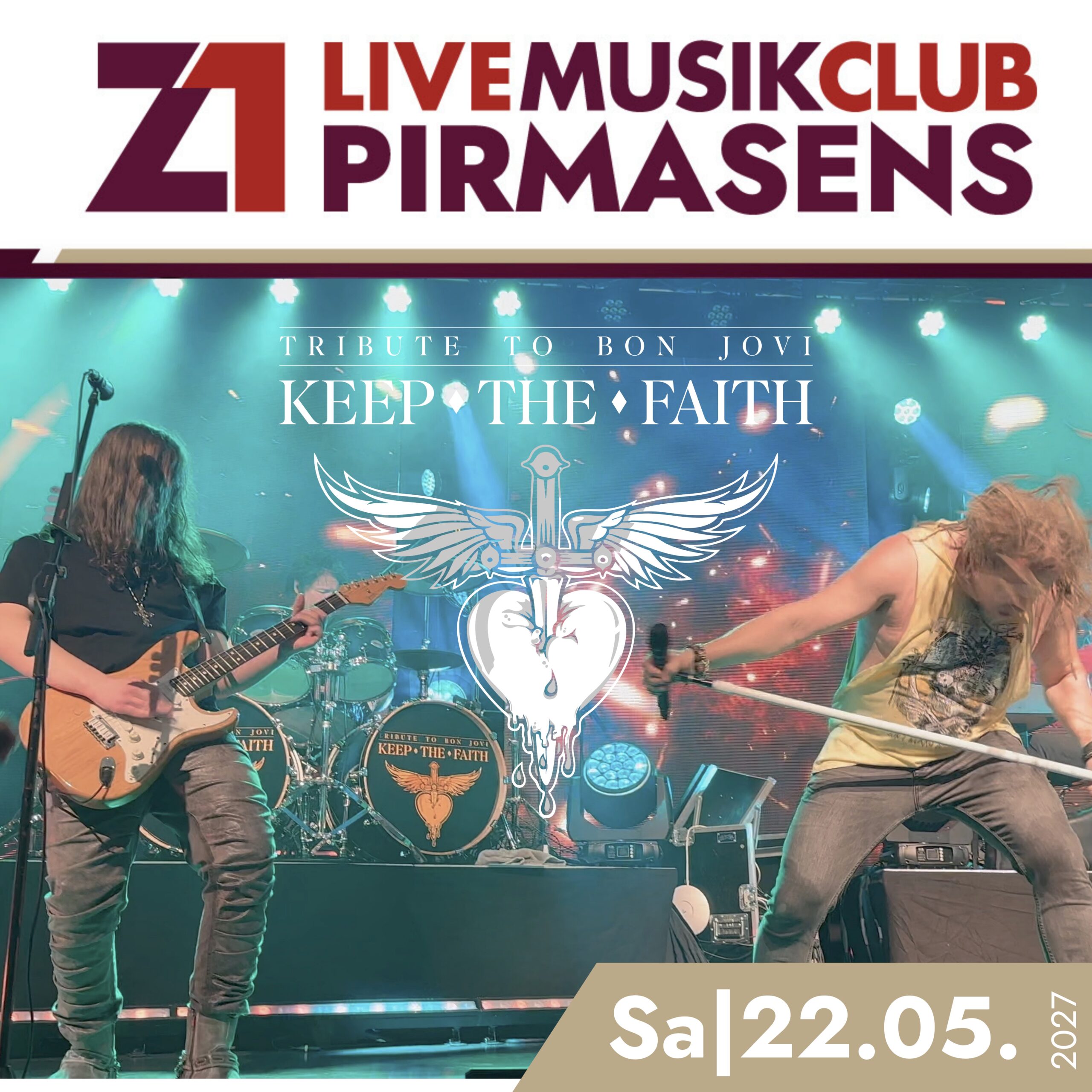 Keep the Faith – Tribute to Bon Jovi – Z1 Pirmasens – Sa 22.05.2027