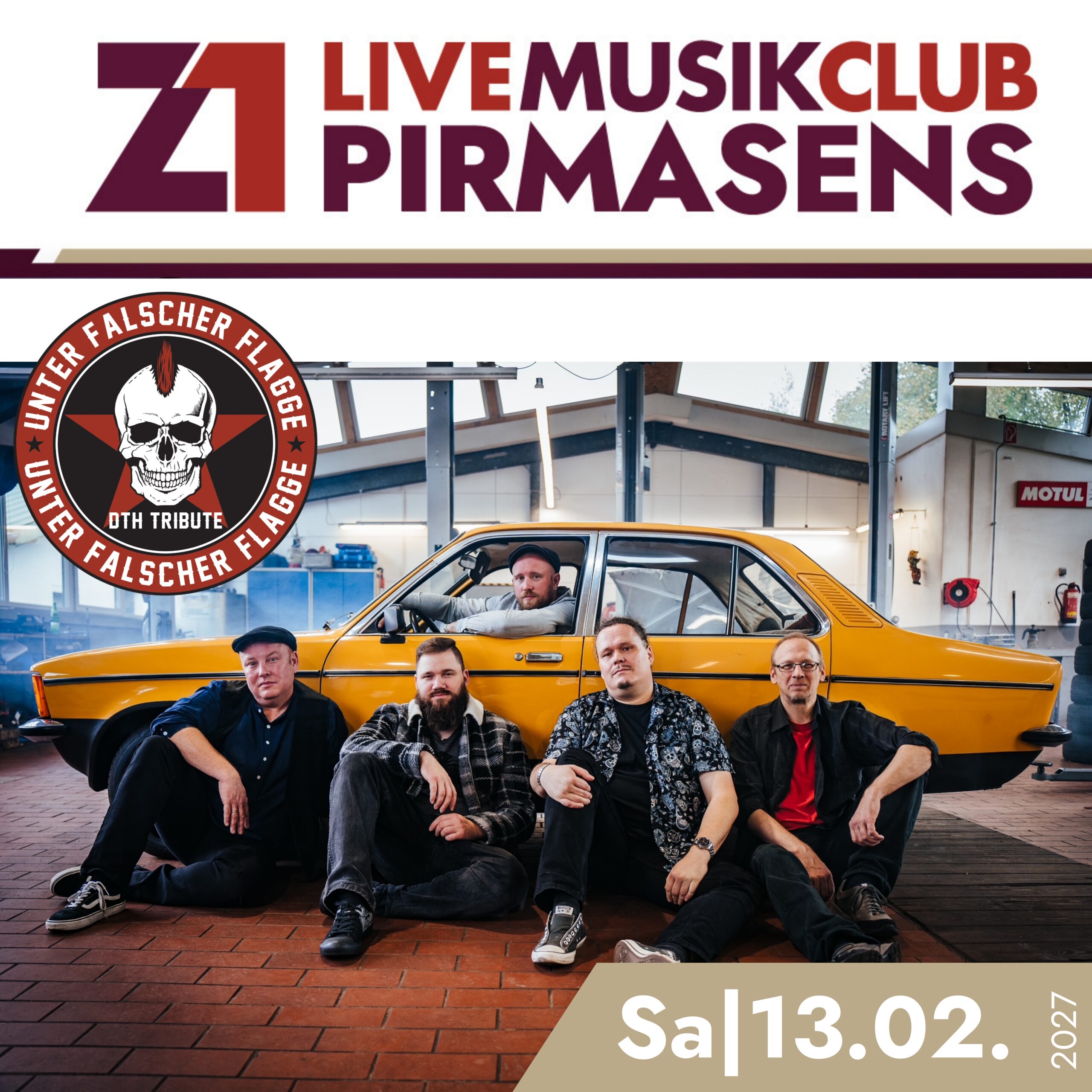 Unter falscher Flagge – Tribute to Die Toten Hosen – Z1 Pirmasens – Sa 13.02.2027
